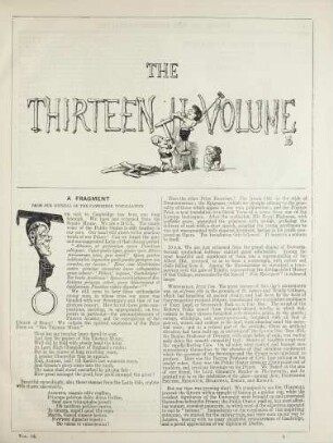 The thirteenth volume; A fragment