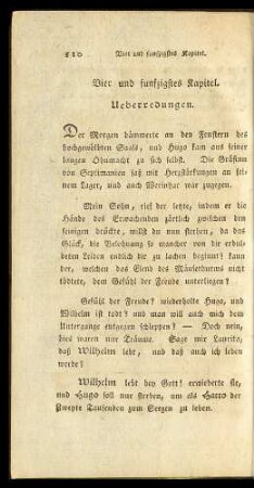 Vier und funfzigstes Kapitel. Ueberredungen.