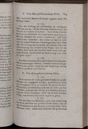 V. Von dem geschmiedeten Eisen