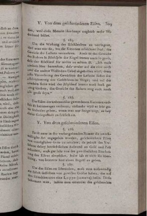 V. Von dem geschmiedeten Eisen