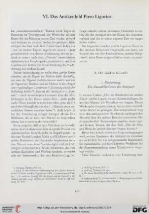 VI. Das Antikenbild Pirro Ligorios