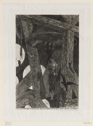 Erhängter, aus: Charles De Coster, "Die Legende und die heldenhaften, fröhlichen und ruhmreichen Abenteuer von Ulenspiegel und Lamme Goedzak", erstmals veröffentlicht in 1867