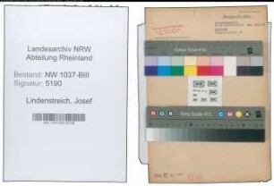 Entnazifizierung Josef Lindenstreich , geb. 30.03.1908 (Steuerinspektor)