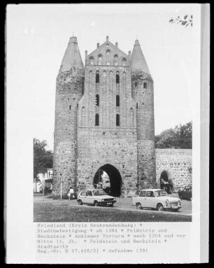 Stadtbefestigung — Anklamer Torturm