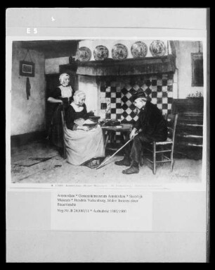 Inneres einer Bauernstube
