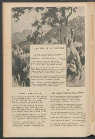 III - Los claros caminos de la sierra