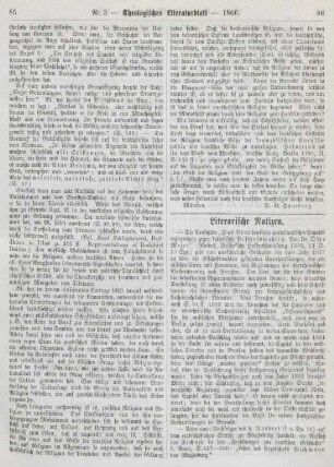 86-88 Literarische Notizen
