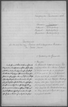 Tamm: Pfarrbericht 1926