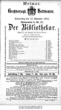 Der Bibliothekar