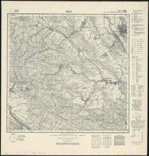 Meßtischblatt 2226, neue Nr. 4024 : Alfeld, 1937 : Alfeld. - Hrsg. 1898, einz. Nachtr. 1937. - 1:25000. - [Berlin]: Reichsamt für Landesaufnahme, 1937. - 1 Kt.