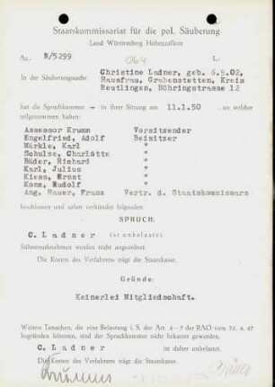 Ladner, Christine