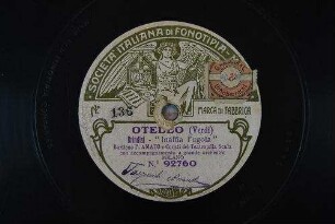 Otello : Brindisi; "Inaffia l'ugola" / (Verdi)