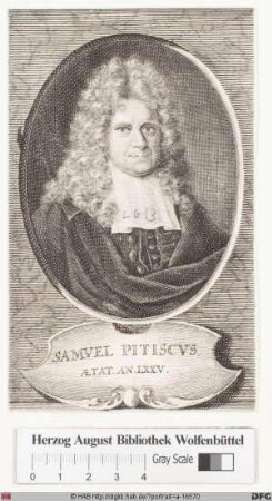 Bildnis Samuel Pitiscus