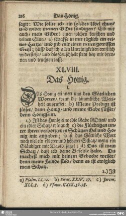 XLVIII. Das Honig