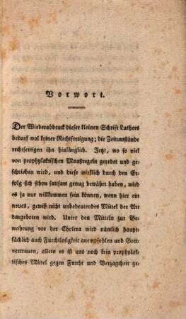 Bedencken, ob man vor dem Sterben fliehen möge
