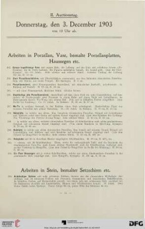 Arbeiten in Porzellan, Vase, bemalte Porzellanplatten, Haussegen etc. (Nr. 282-293)