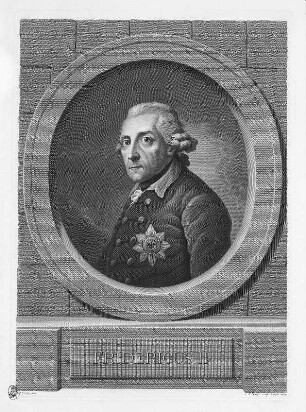Bildnis König Friedrich II von Preußen