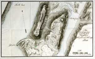 WHK 28 Nordamerikanische Kriege von 1775-1782: Plan der Arbeiten um das Fort Knyphausen