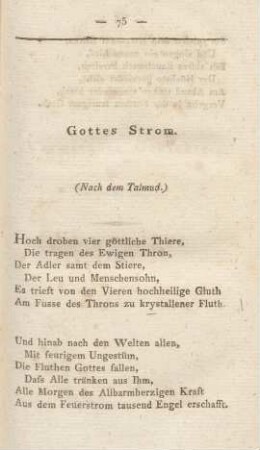 Gottes Strom
