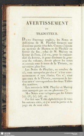 Avertissement du traducteur
