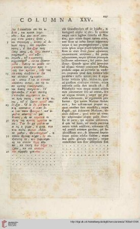 Columna XXV