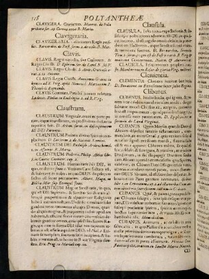 118-124, Clavis - Collum