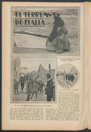 El terremoto de Italia