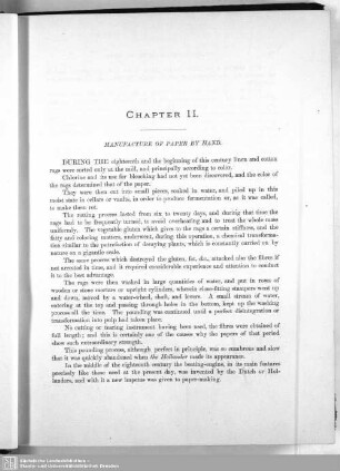 manufacture of paper by hand