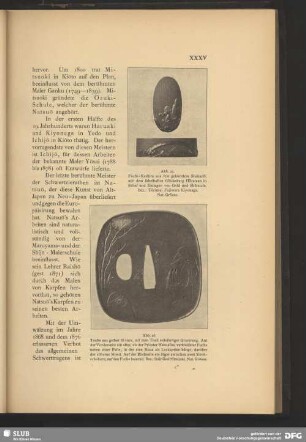 Tsuba aus gelber Bronze