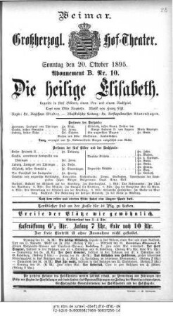 Die heilige Elisabeth