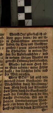 Andächtiges Gebett Ihro Hochfürstl. Durchleucht Printzens Eugenii ...