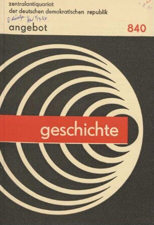 Nr. 840: Geschichte