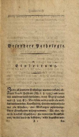 Kurt Sprengel's Handbuch der Pathologie, 2. Fieber, Entzündungen