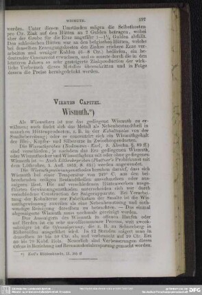 Viertes Capitel. Wismuth