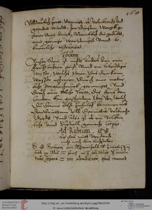 Alchemische Rezepte, lat.