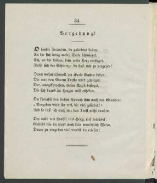 Vergebung!