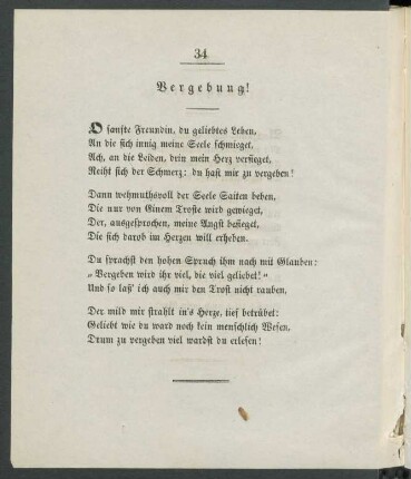Vergebung!