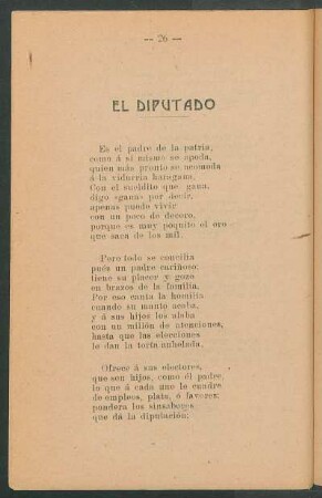 El diputado