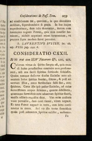 259-270, Consideratio CXXII - CXXVI
