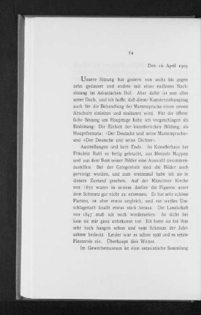 Den 16. April 1903