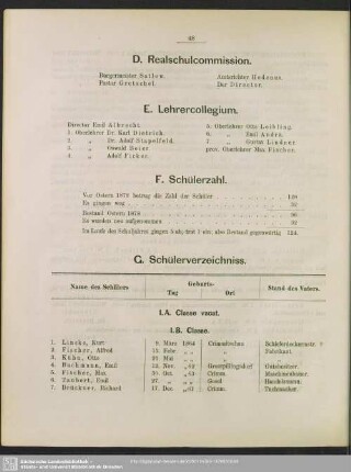 F. Schülerzahl