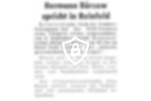 [Name maskiert] spricht in Reinfeld