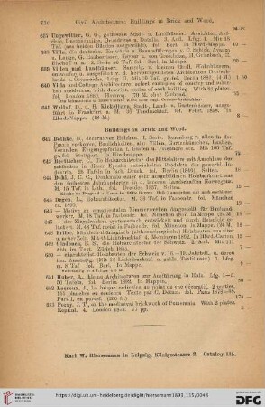 Buildings in Brick and Wood (Nr. 642 - 653)