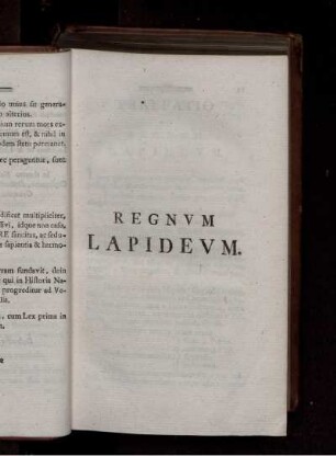REGNVM LAPIDEVM.