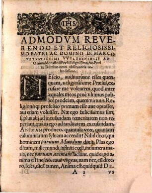 Disputatio Philosophica de anima animaeque facultatibus