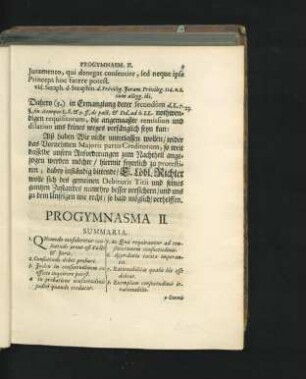 Progymnasma II.
