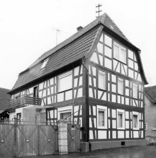 Fachwerkwohnhaus; Ranstadt, Kirchbergstraße 35