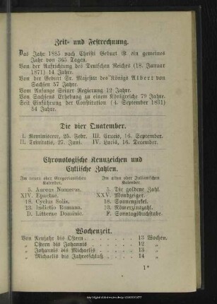 Zeit- und Festrechnung