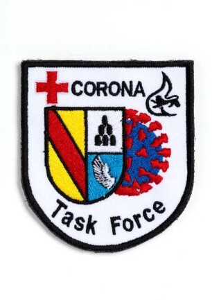 Abzeichen der "Corona Task Force" des Landkreises Emmendningen