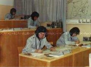 Taktische Ausbildung in der Offiziershochschule "Ernst Thälmann"